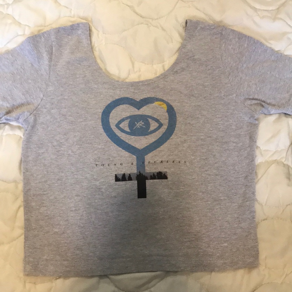 "Young & Reckless" Crop top